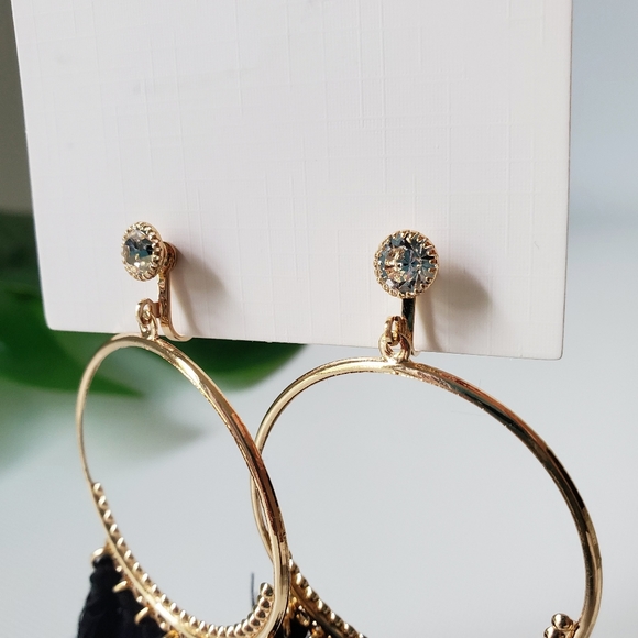 Clip On Tassel Lightweight Earrings - Picture 4 of 6